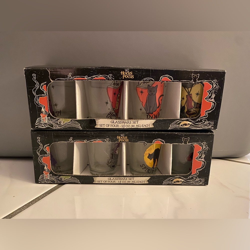 2 sets of Hocus Pocus shot sets